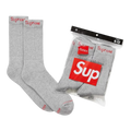 Hanes Socks (4 Pack) Grey