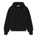 Essentials SS26 Classic Zip-Up Hoodie Vintage Black