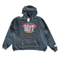Vintage Black Baseball Logo Hoodie
