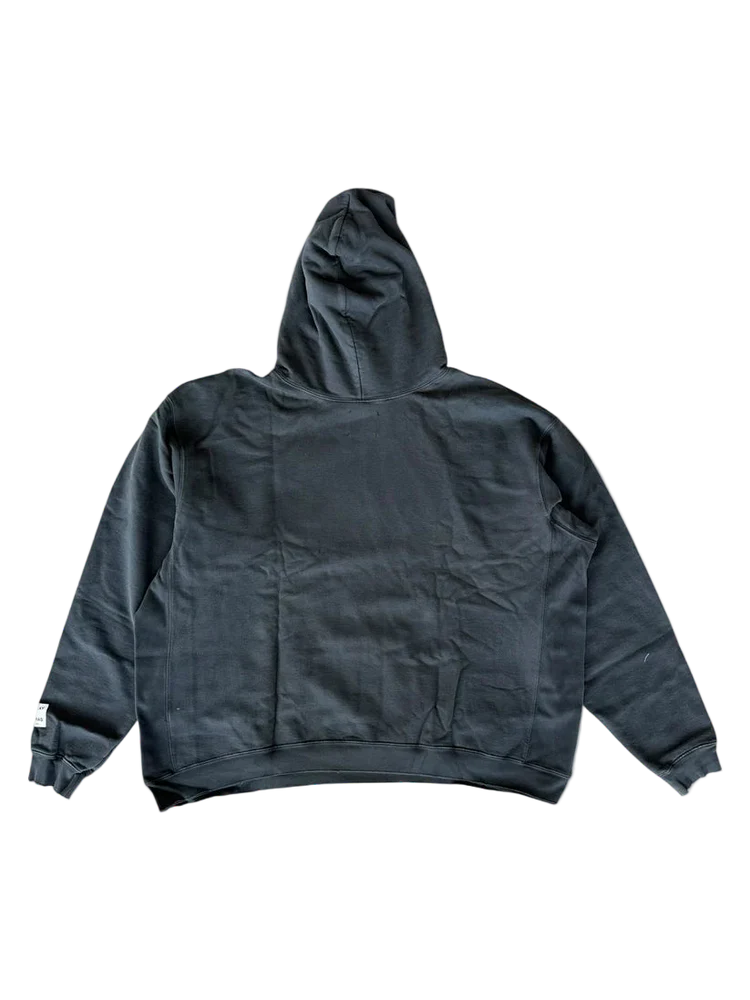 Vintage Black Baseball Logo Hoodie
